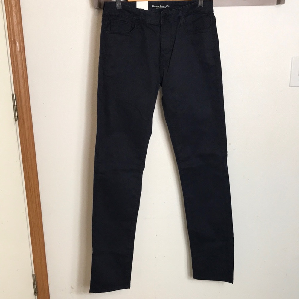 Rising Sun & Co jeans, Slim Fit, Slim repreve plus denim, color navy, siz…